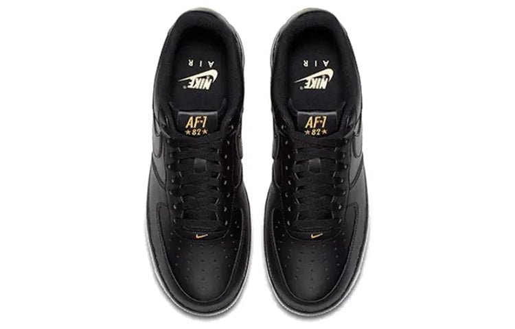 Nike Air Force 1 Low 07 Leaf Crest Logo Black
