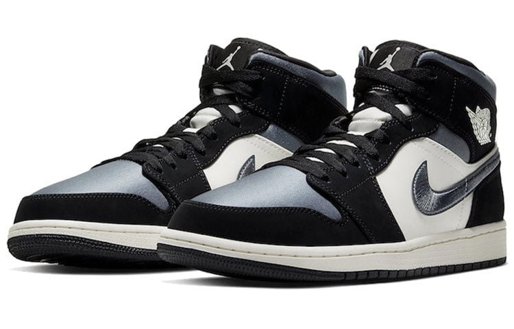 Air Jordan 1 Mid SE Satin Smoke Grey
