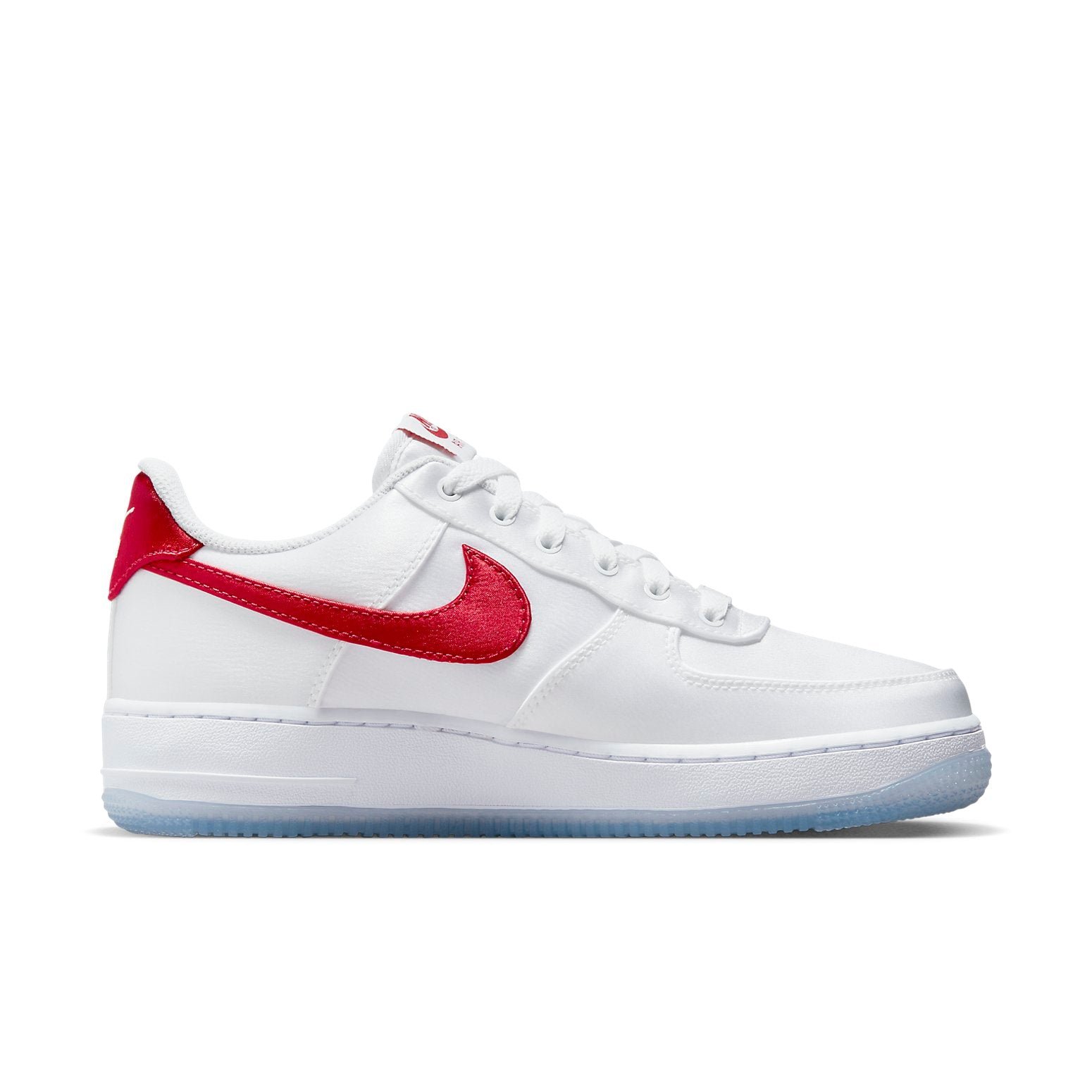 Nike Air Force 1 Low 07 Satin White Varsity Red
