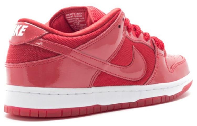 Nike Dunk Low Pro SB Red Patent Leather