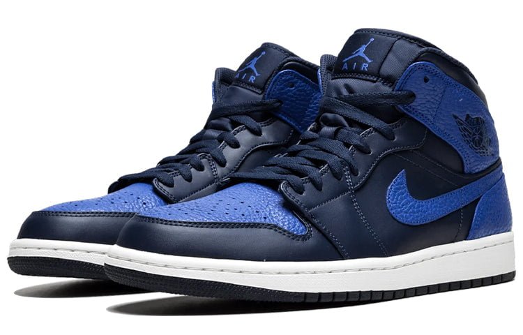 Air Jordan 1 Retro Mid Obsidian Royal