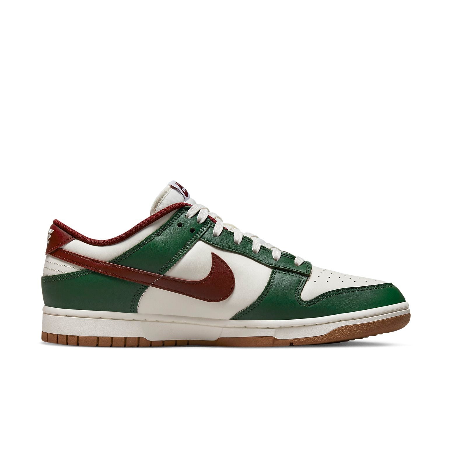 Nike Dunk Low Gorge Green Team Red