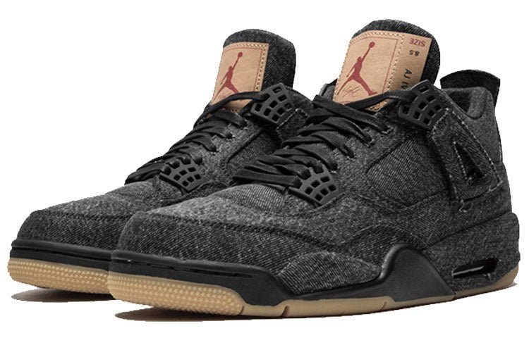 Levis x Air Jordan 4 Retro Black Denim