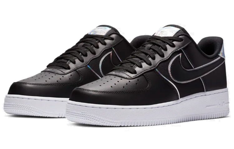 Nike Air Force 1 Low 07 LV8 Black Iridescent Outline