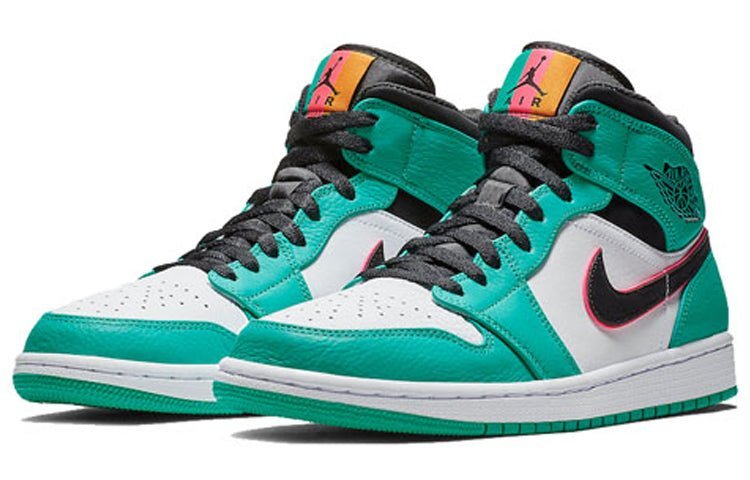 Air Jordan 1 Mid SE South Beach Turbo Green