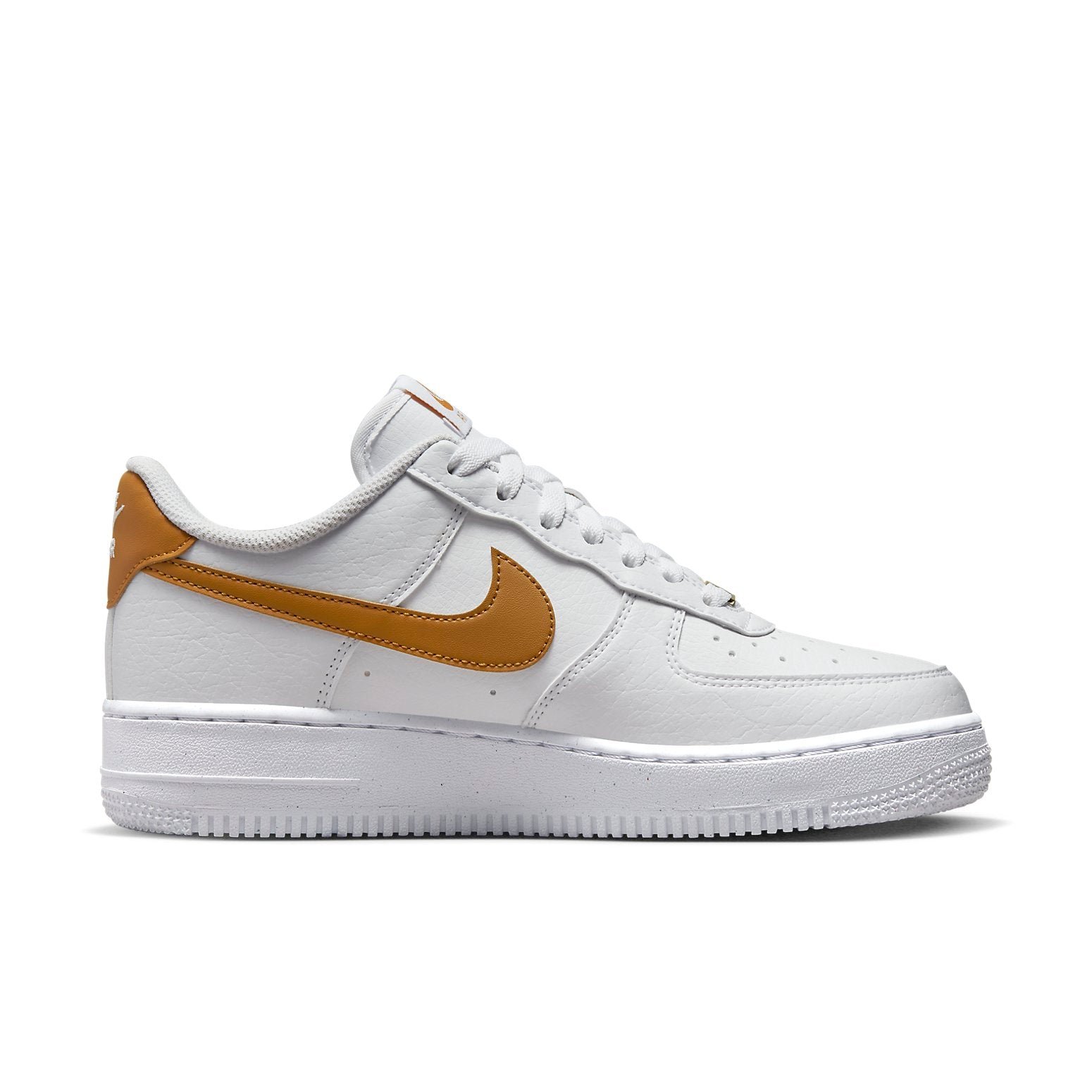 Nike Air Force 1 Low 07 Next Nature White Gold Suede