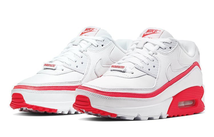 Nike Undefeated x Air Max 90 White Solar Red