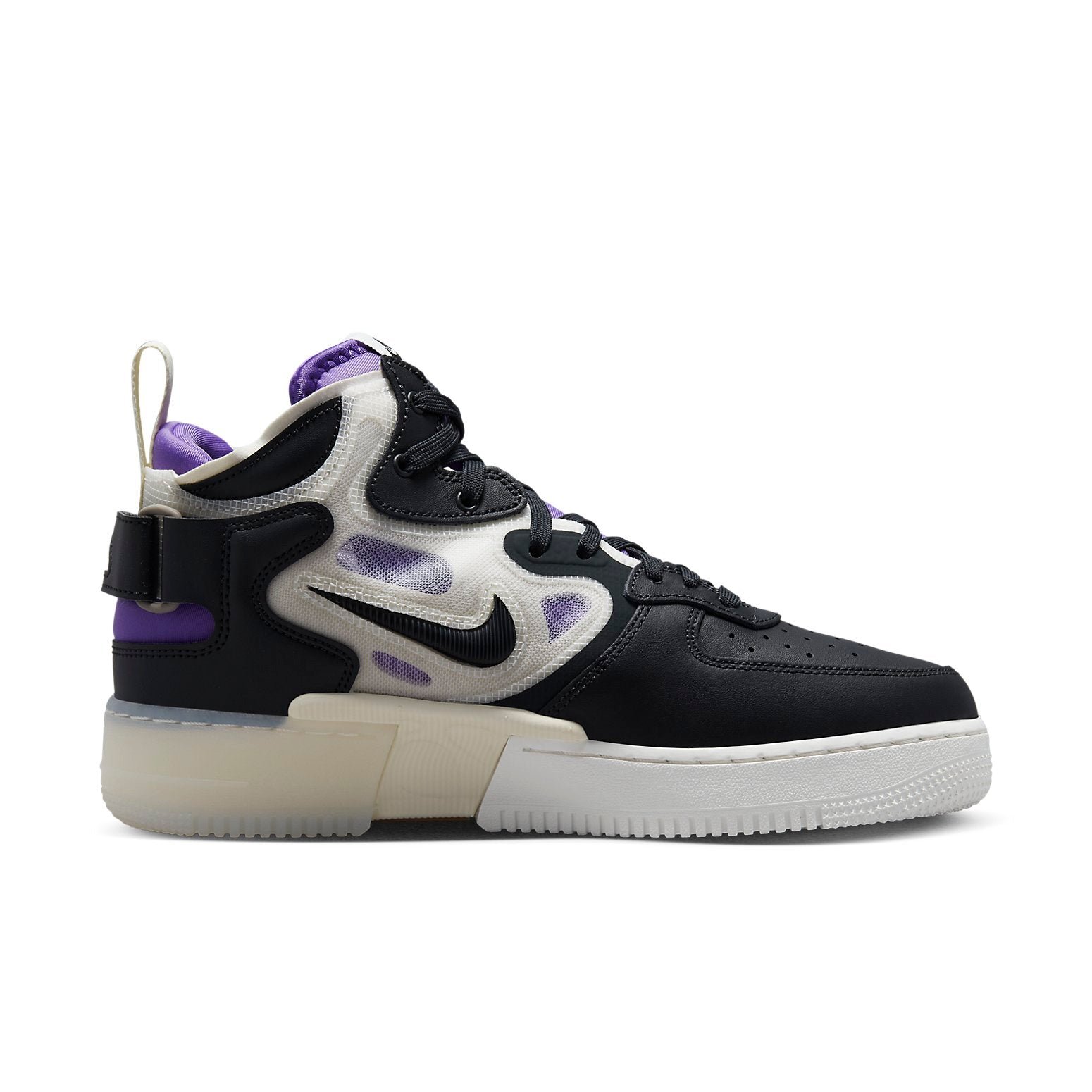 Nike Air Force 1 Mid React Off Noir Action Grape