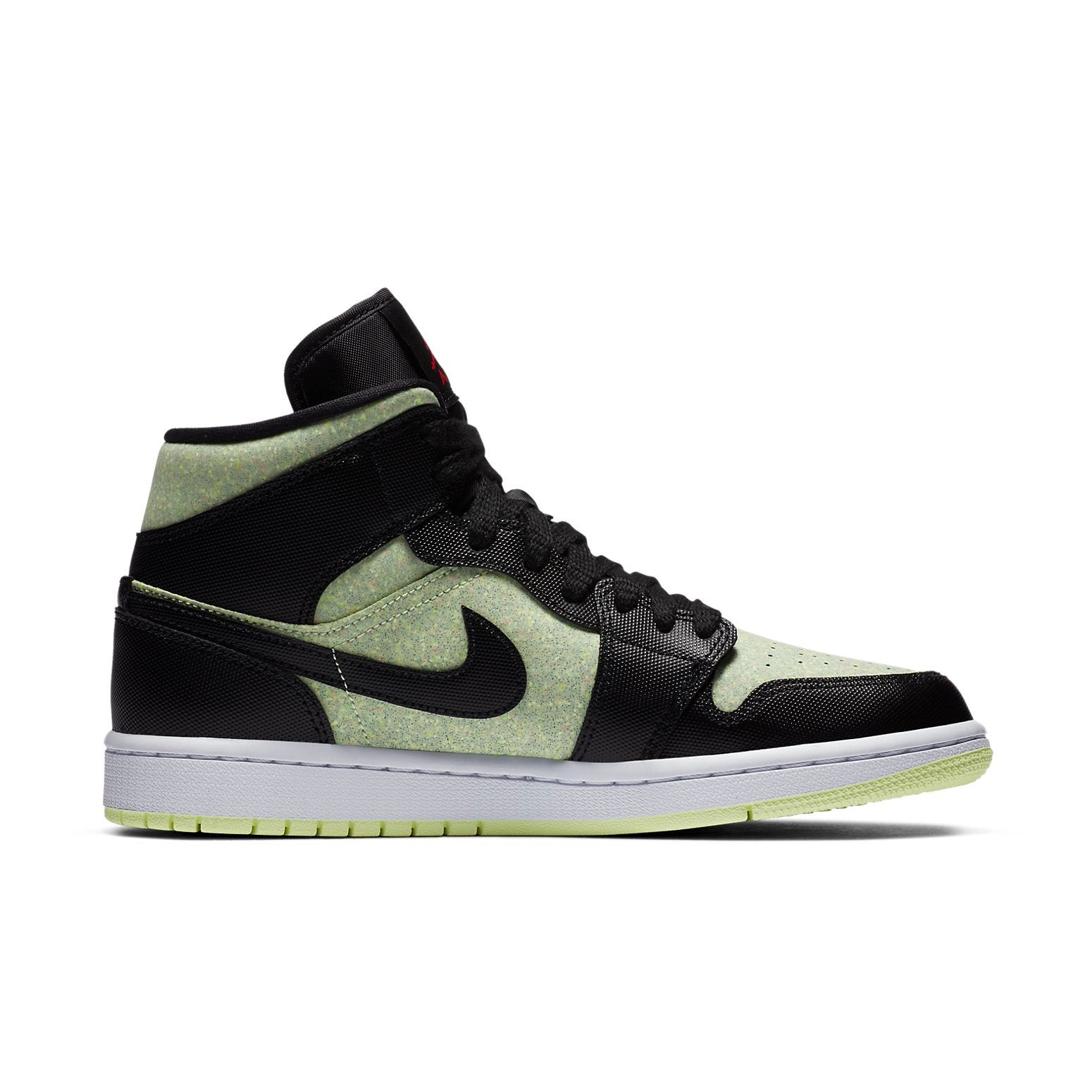 Air Jordan 1 Mid SE Black Barely Volt