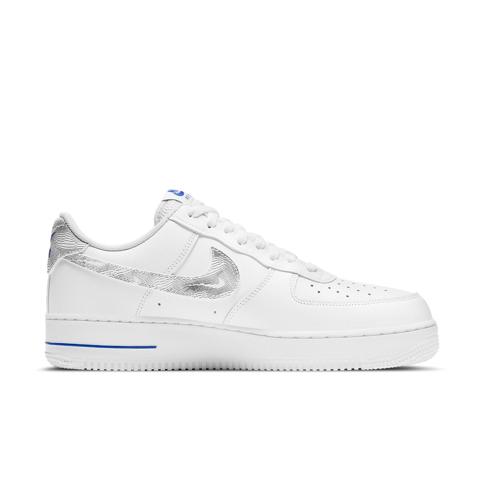 Nike Air Force 1 Low Topography Pack White Racer Blue