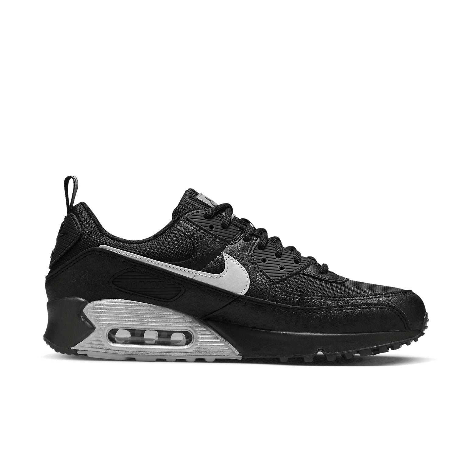 Nike Air Max 90 Black Metallic Silver