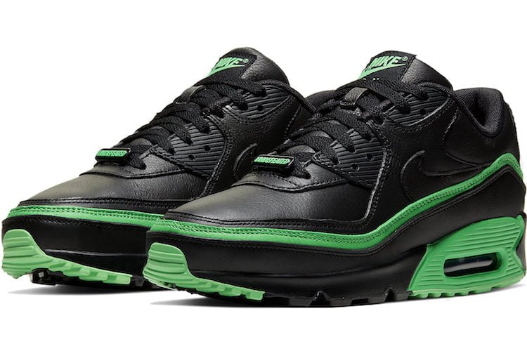 Nike Undefeated x Air Max 90 Black Green Spark