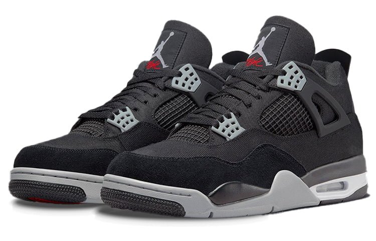 Air Jordan 4 Retro SE Black Canvas