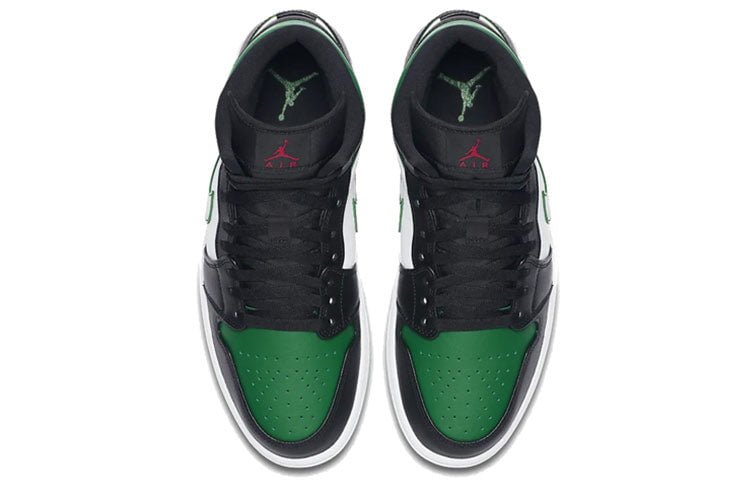 Air Jordan 1 Mid Green Toe