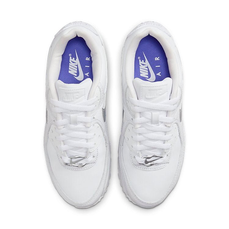 Nike Air Max 90 White Metallic Silver