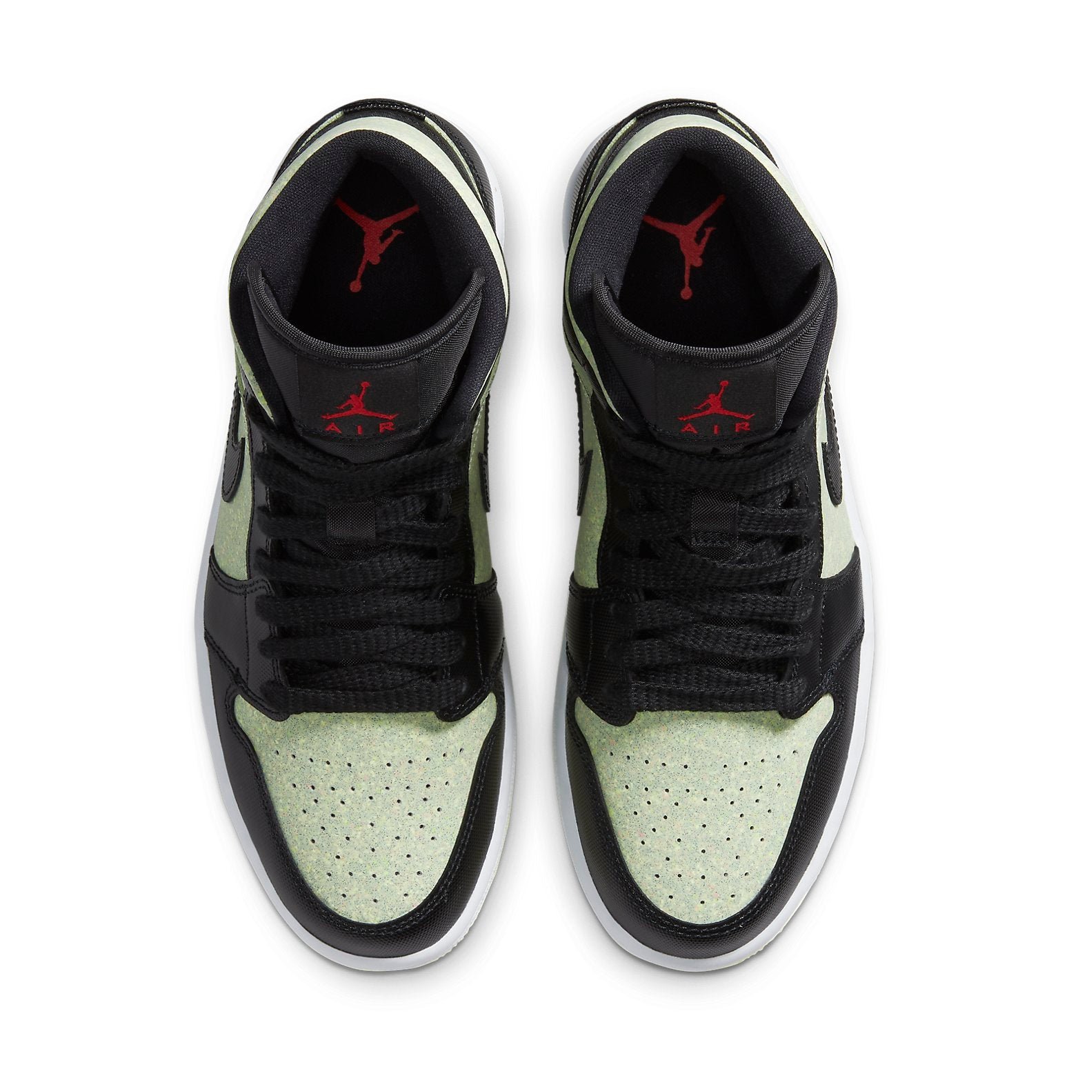 Air Jordan 1 Mid SE Black Barely Volt