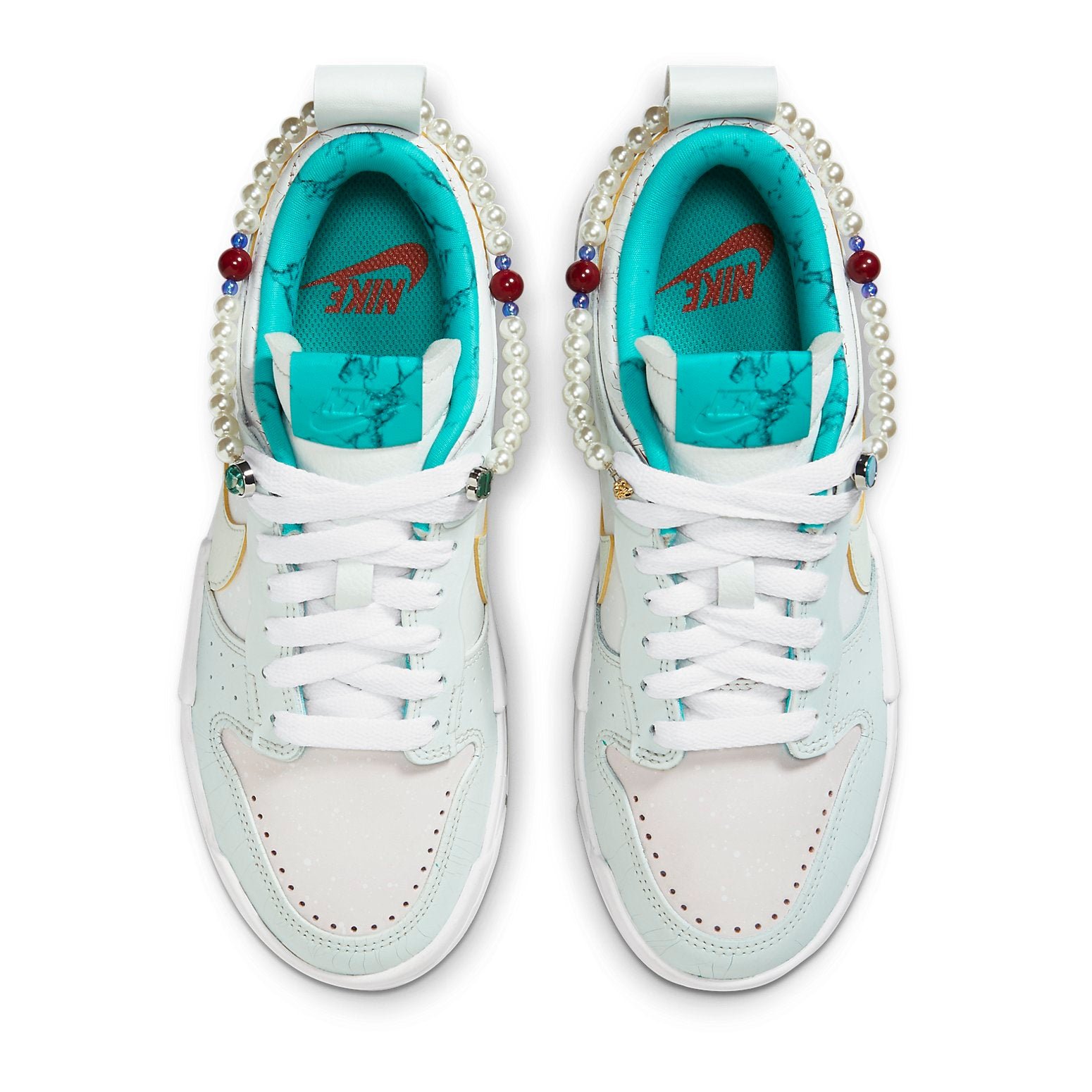 Nike Dunk Low Disrupt WhiteGreen Purple White Green