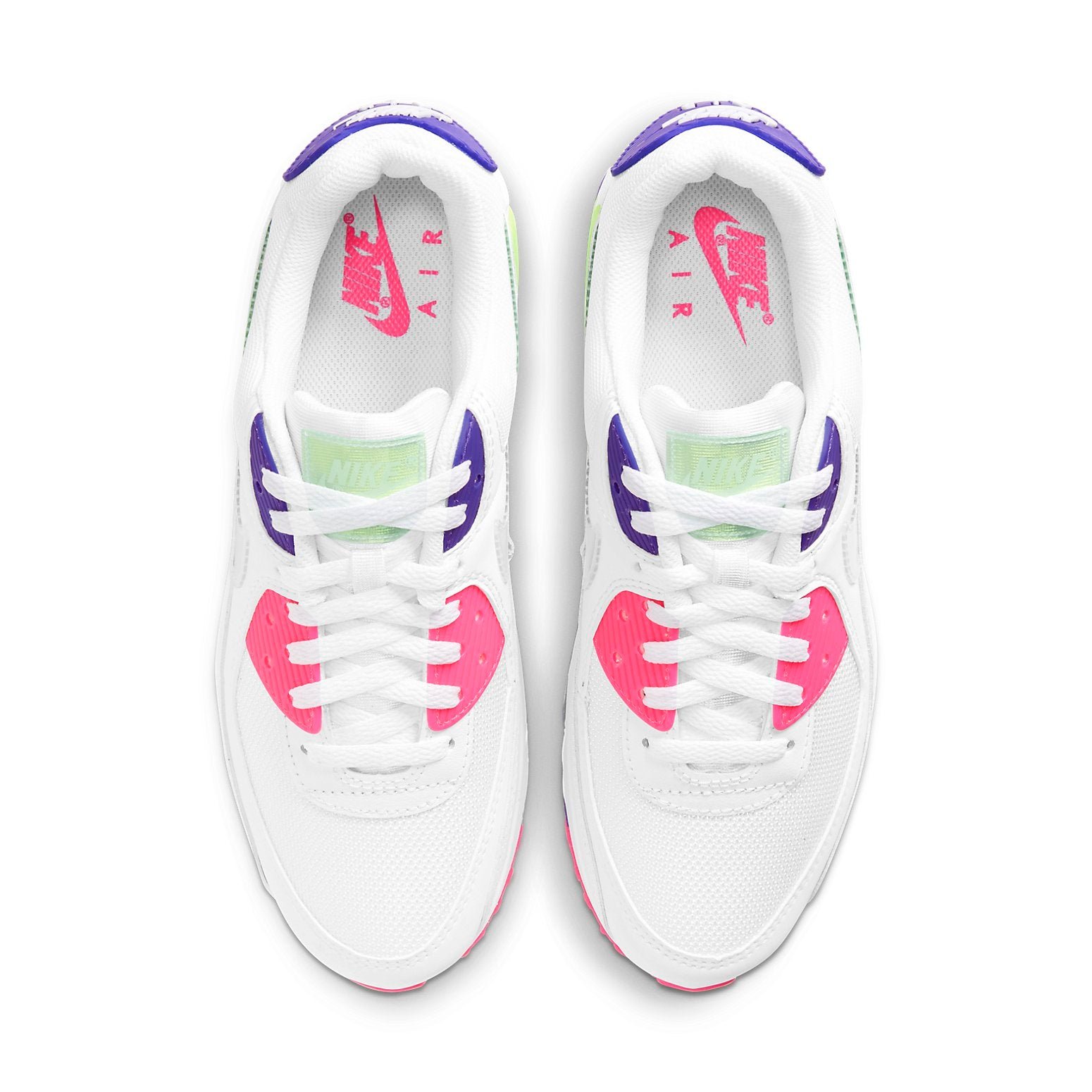 Nike Air Max 90 White Indigo Burst Volt