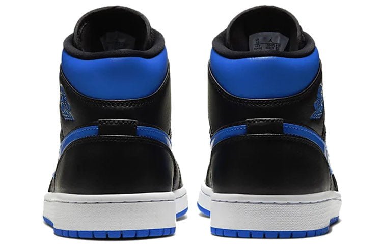 Air Jordan 1 Mid Black Hyper Royal
