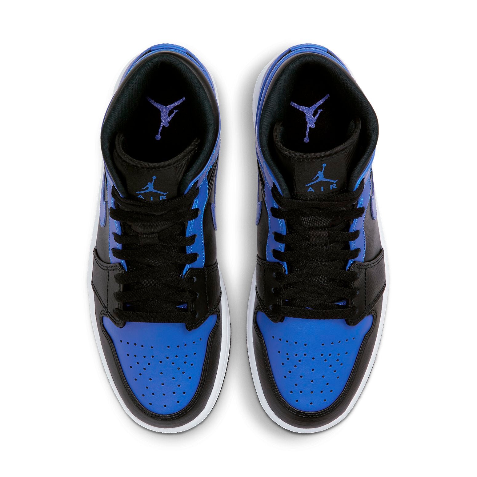 Air Jordan 1 Mid Hyper Royal Black