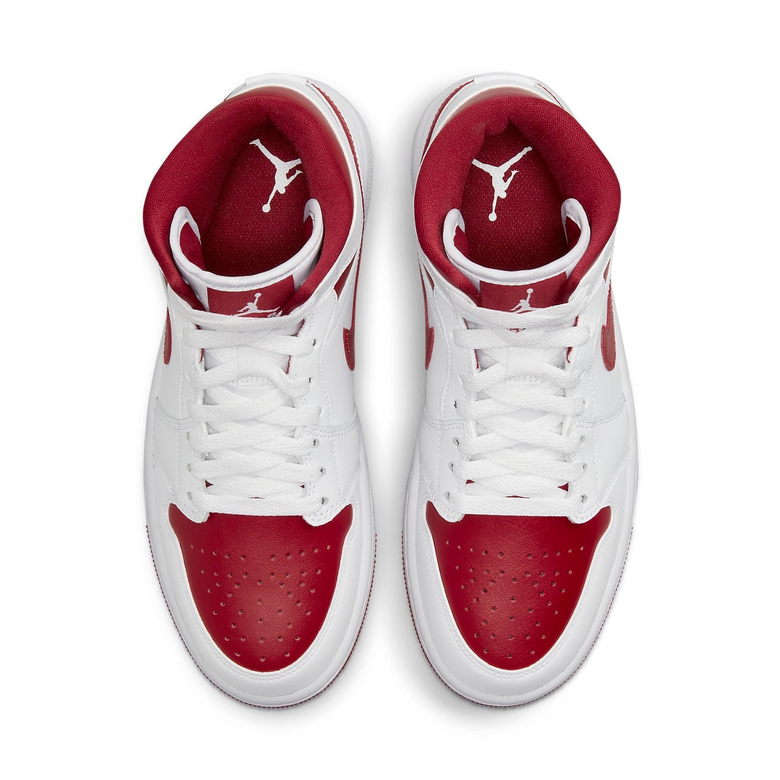 Air Jordan 1 Mid White Pomegranate