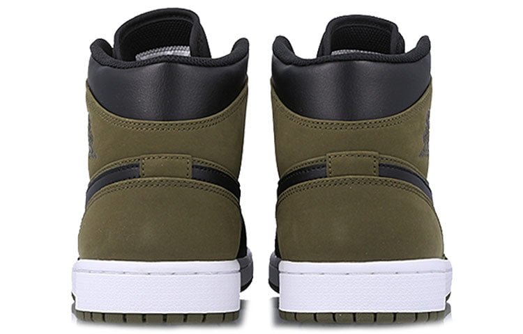 Air Jordan 1 Mid Olive Canvas