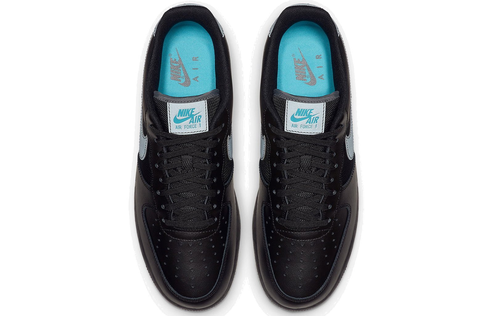 Nike Air Force 1 Low Black Light Blue