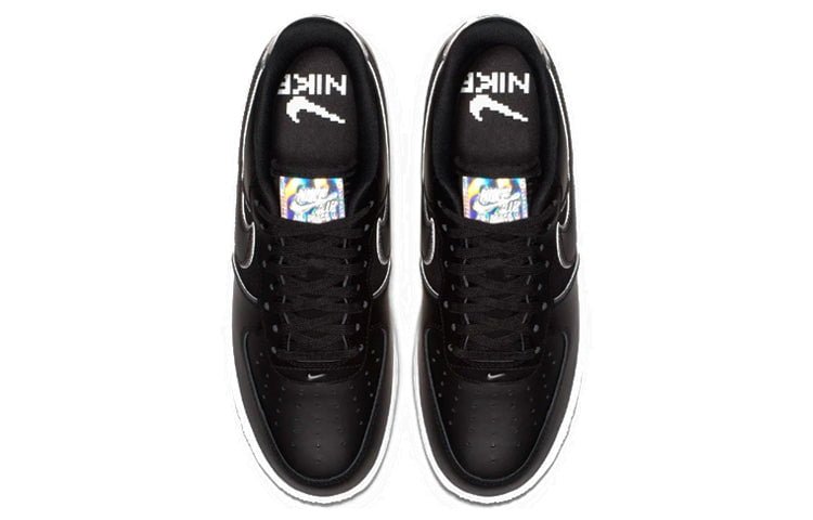 Nike Air Force 1 Low 07 LV8 Black Iridescent Outline