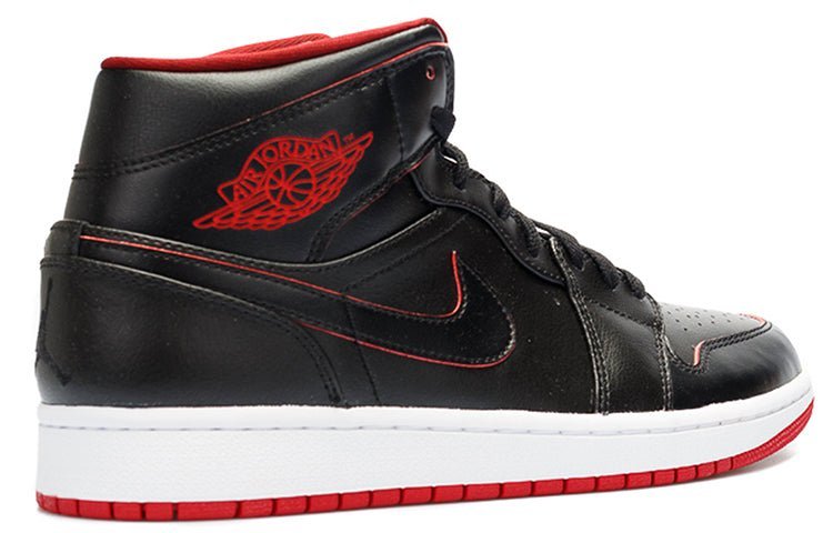 Air Jordan 1 Mid Black Red