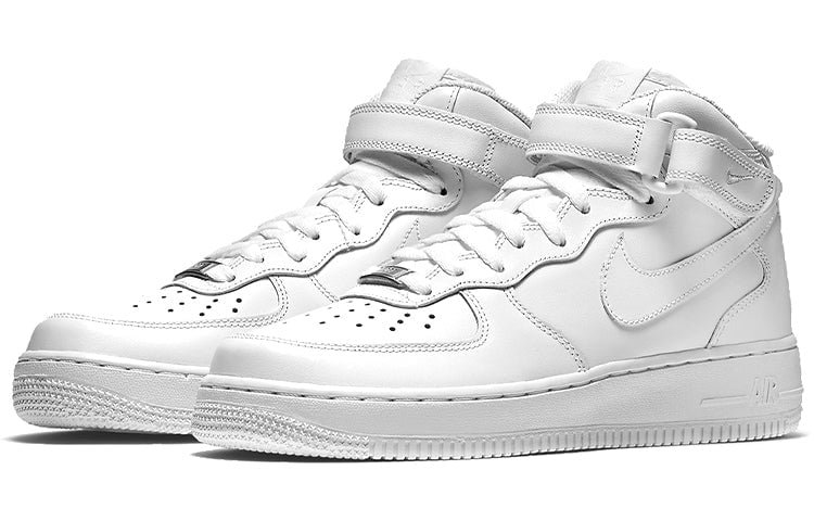 Nike Air Force 1 Mid 07 Leather Triple White