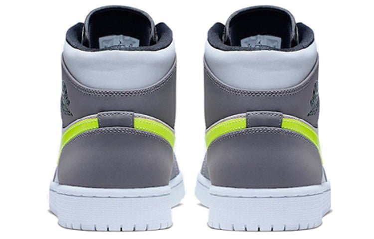 Air Jordan 1 Mid Gunsmoke Volt