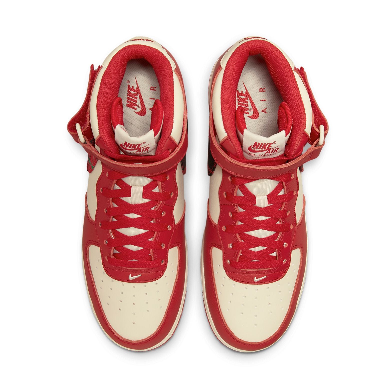 Nike Air Force 1 Mid 07 LX Red Plaid