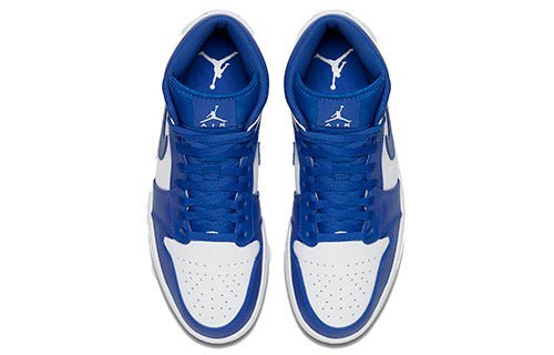 Air Jordan 1 Mid Hyper Royal White