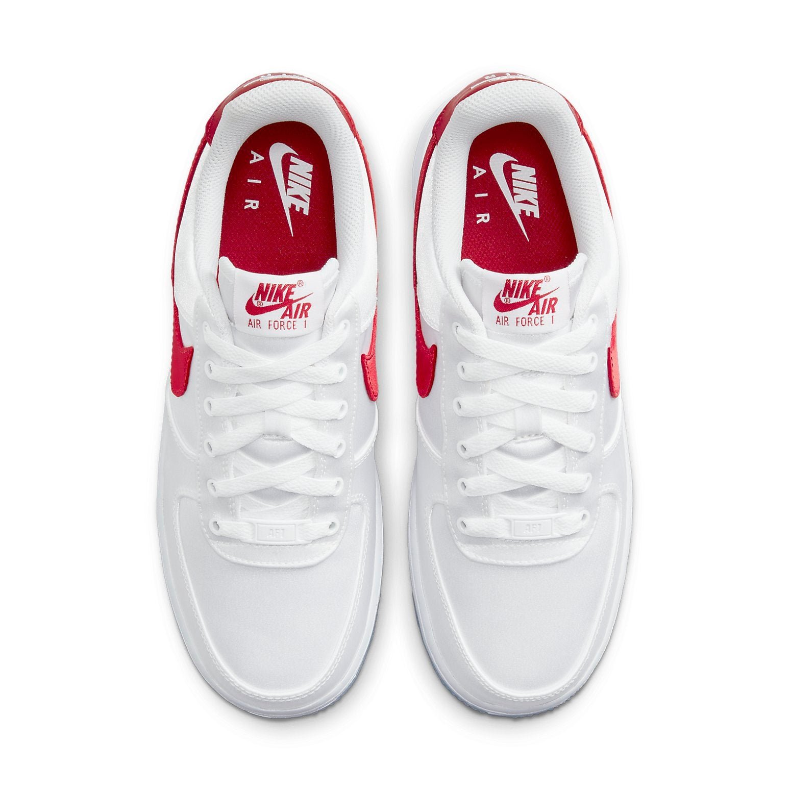 Nike Air Force 1 Low 07 Satin White Varsity Red