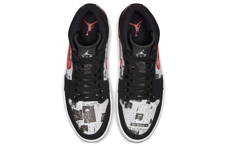 Air Jordan 1 Mid SE Newspaper Air Times