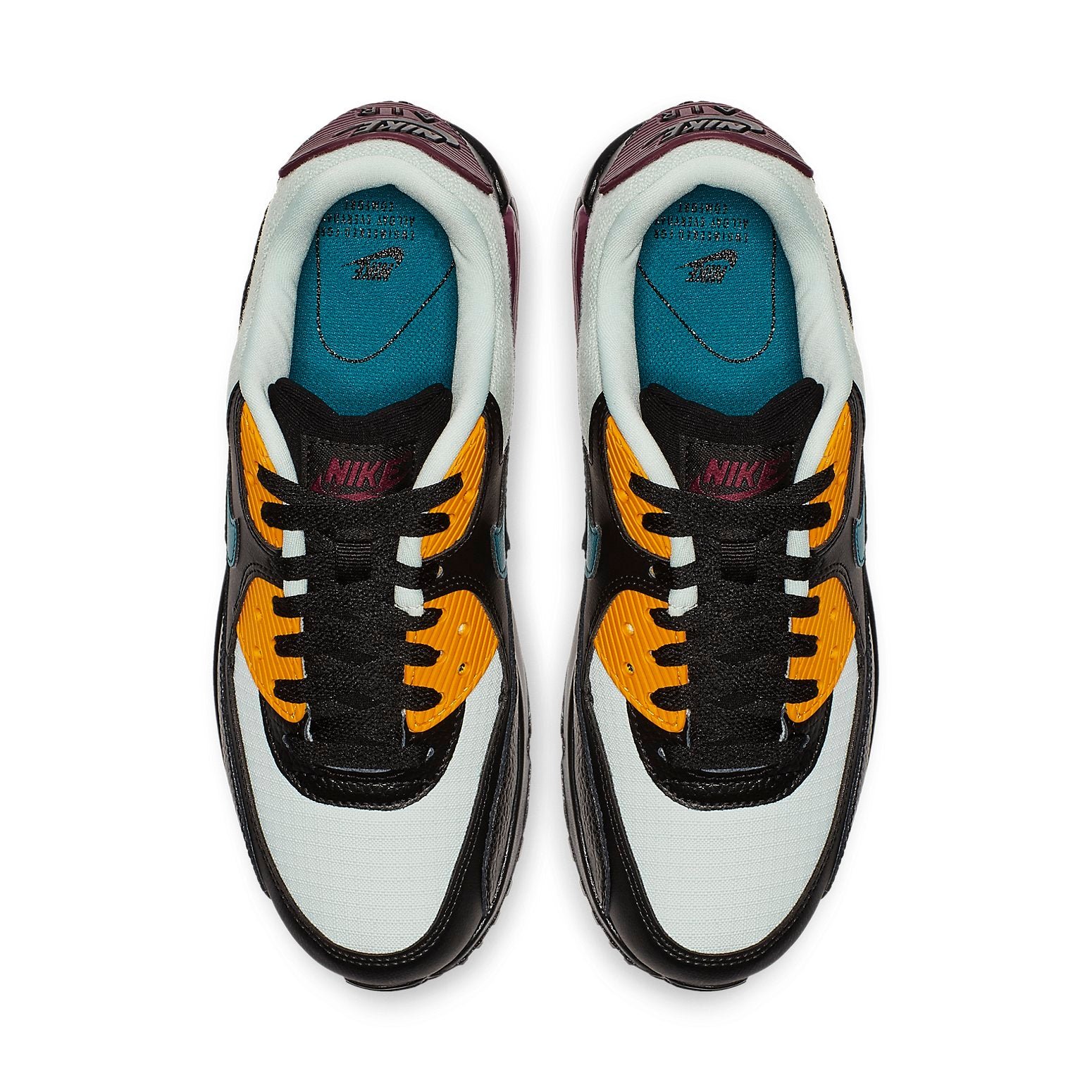 Nike Air Max 90 Silver Bordeaux Teal