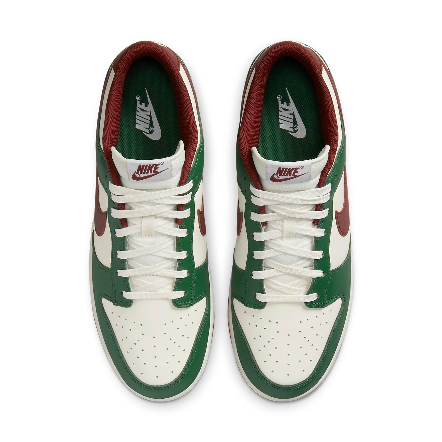 Nike Dunk Low Gorge Green Team Red