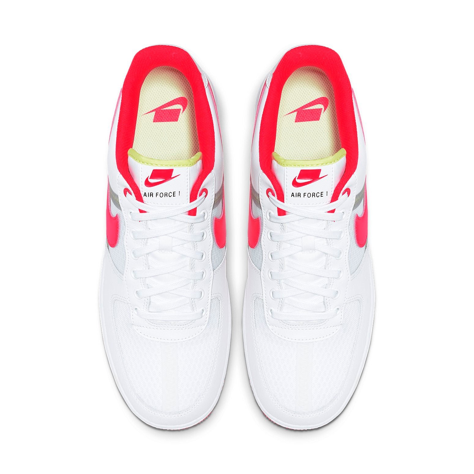 Nike Air Force 1 Low Transparent White Crimson