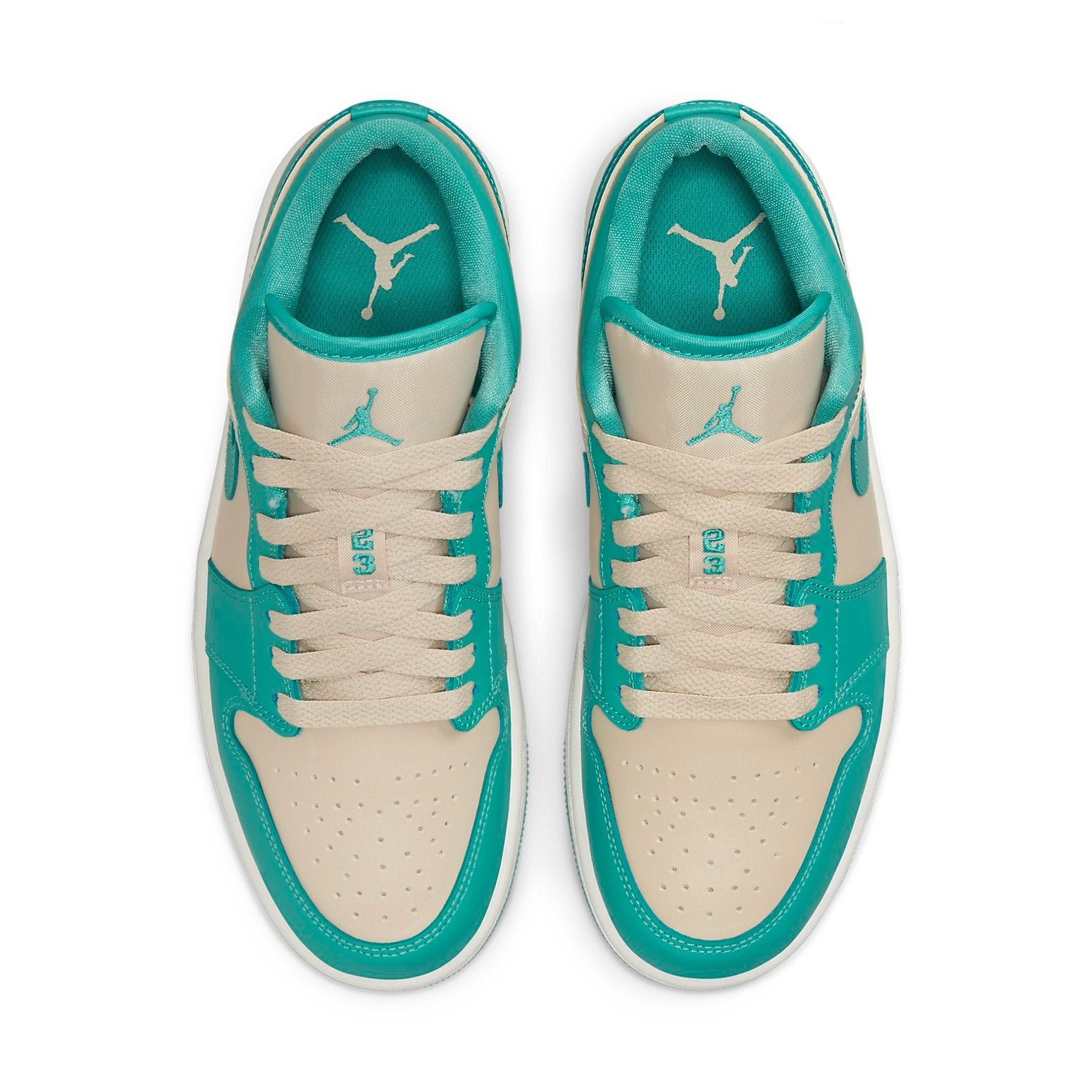Air Jordan 1 Low Tropical Teal Sandy Beige