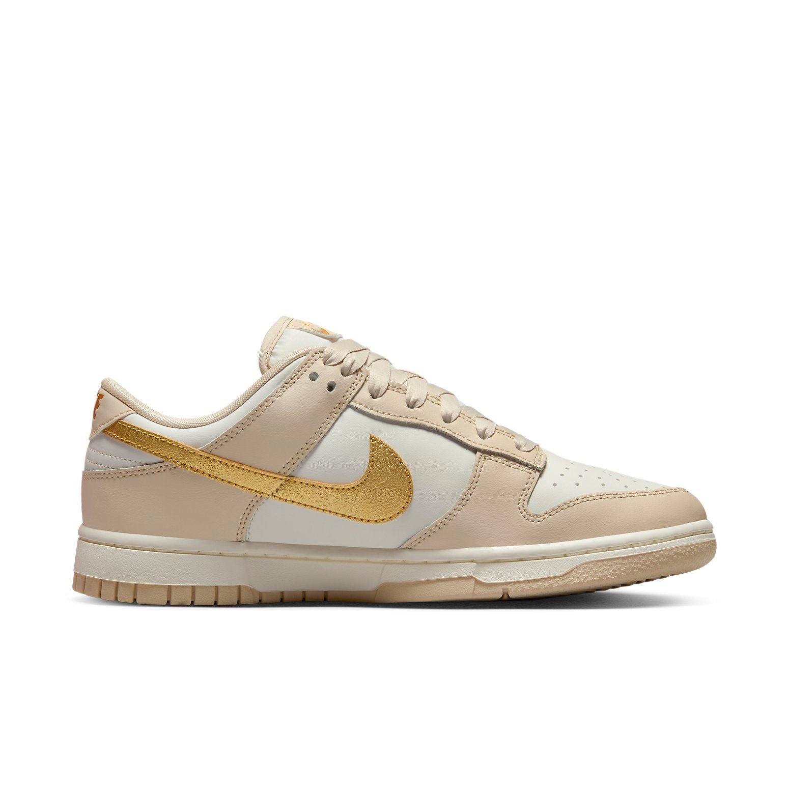 Nike Dunk Low Gold Swoosh