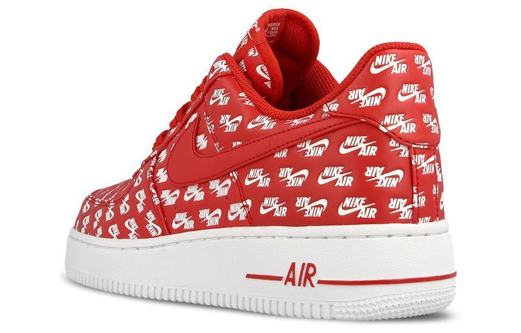 Nike Air Force 1 Low 07 QS All Over Logo Red