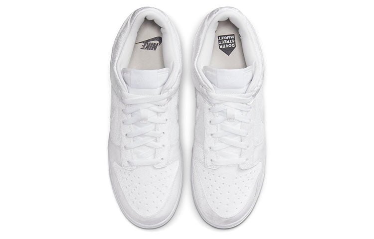 Nike Dover Street Market x Dunk Low White Velvet