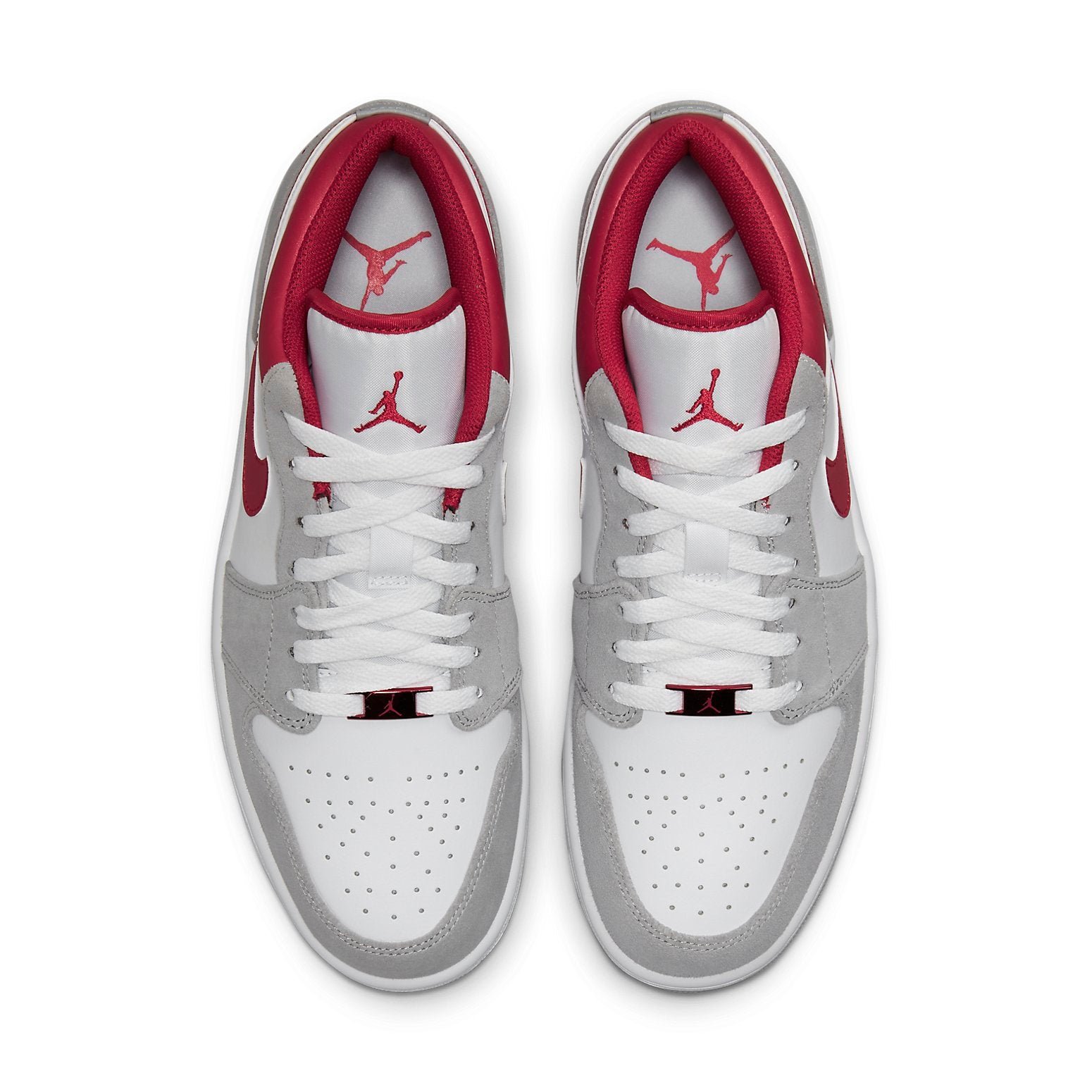 Air Jordan 1 Low SE Light Smoke Grey Gym Red
