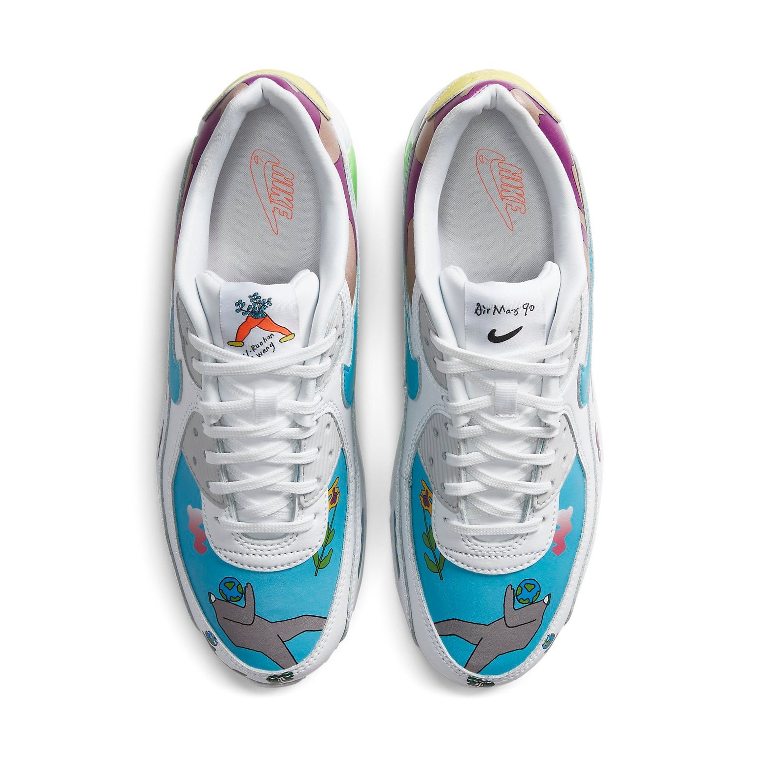 Nike x Nike Air Max 90 Flyleather Bluewhite