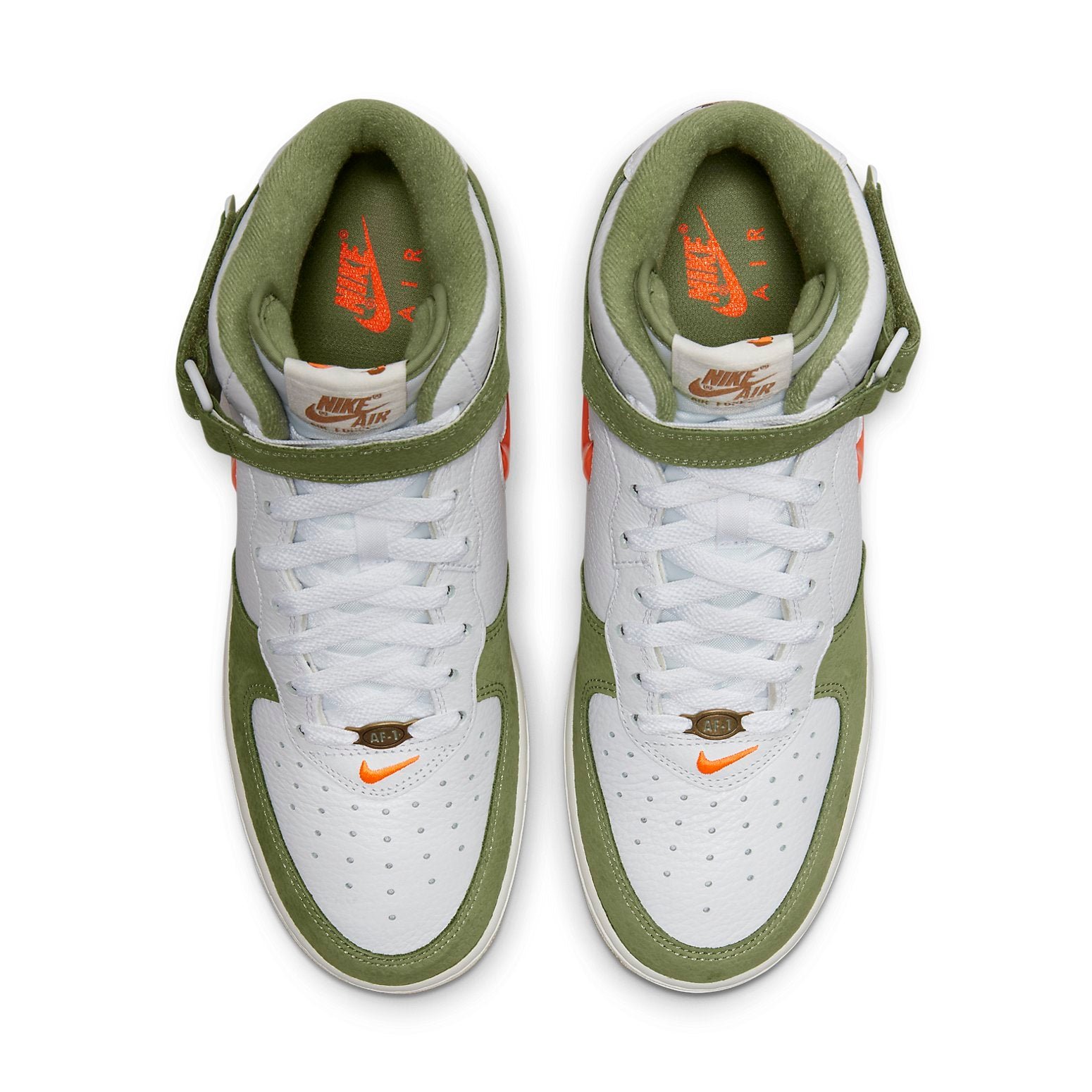 Nike Air Force 1 Mid QS Olive Green Total Orange