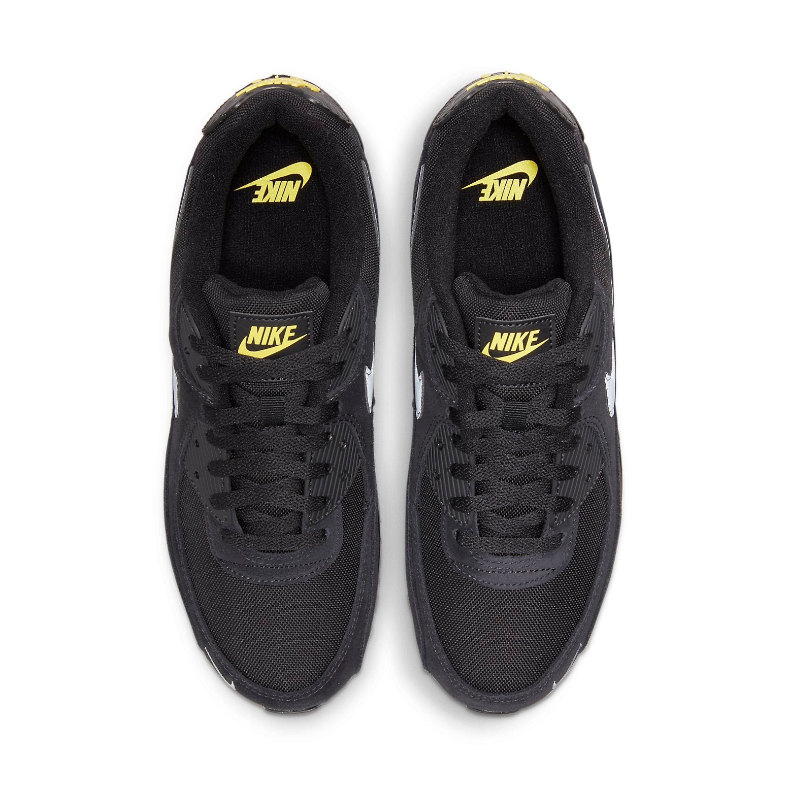 Nike Air Max 90 Reflective Swoosh Black Yellow Strike