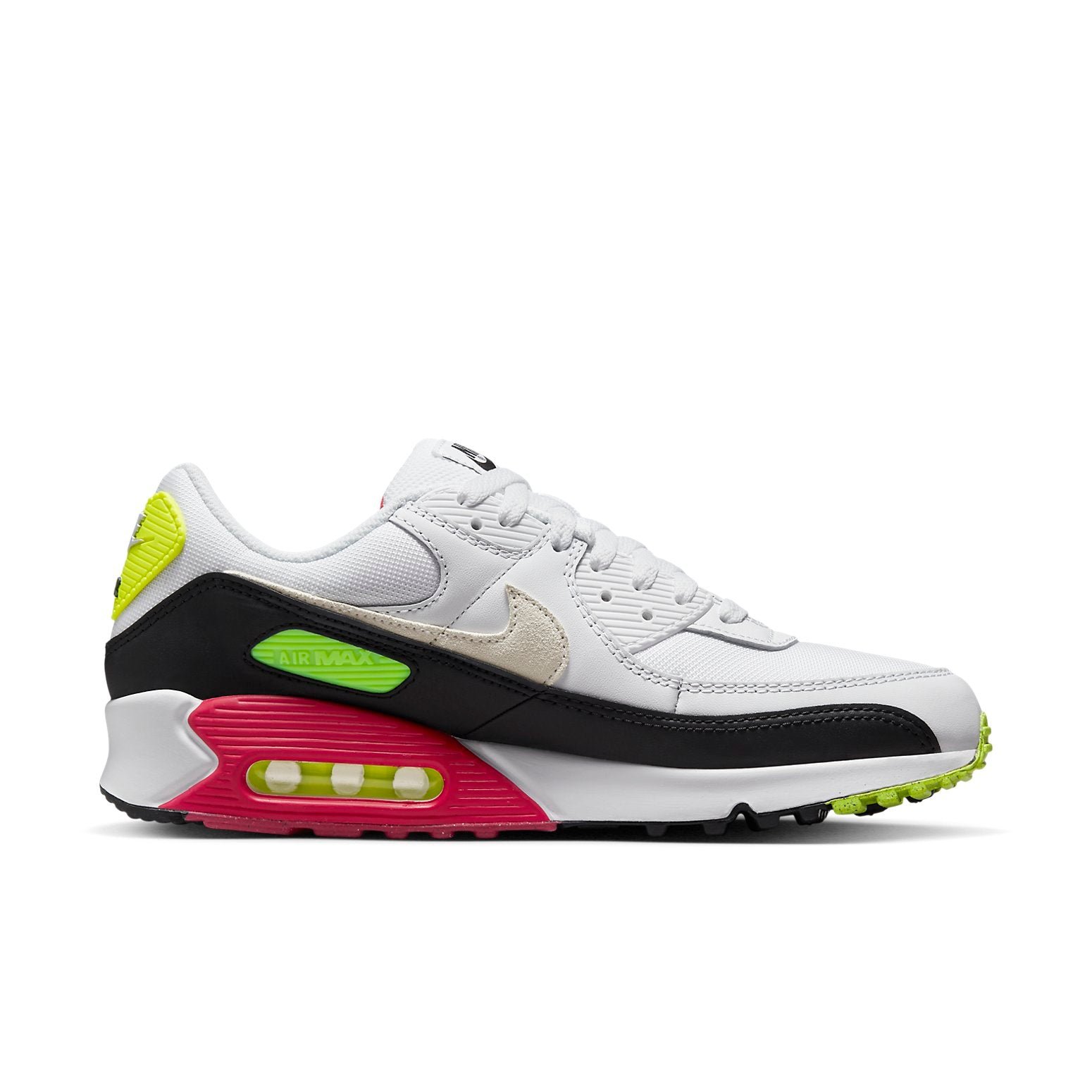 Nike Air Max 90 White Volt Rush Pink