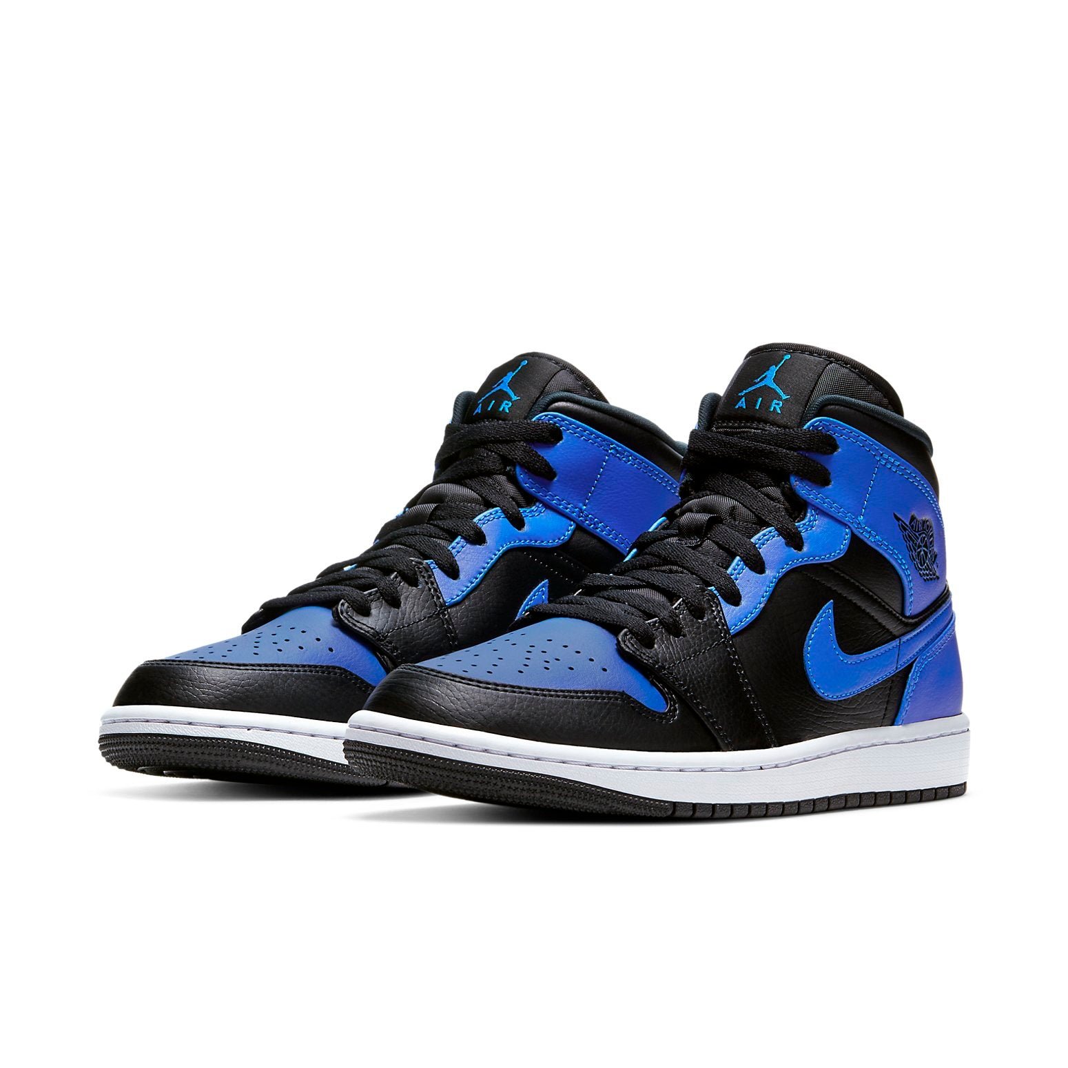 Air Jordan 1 Mid Hyper Royal Black