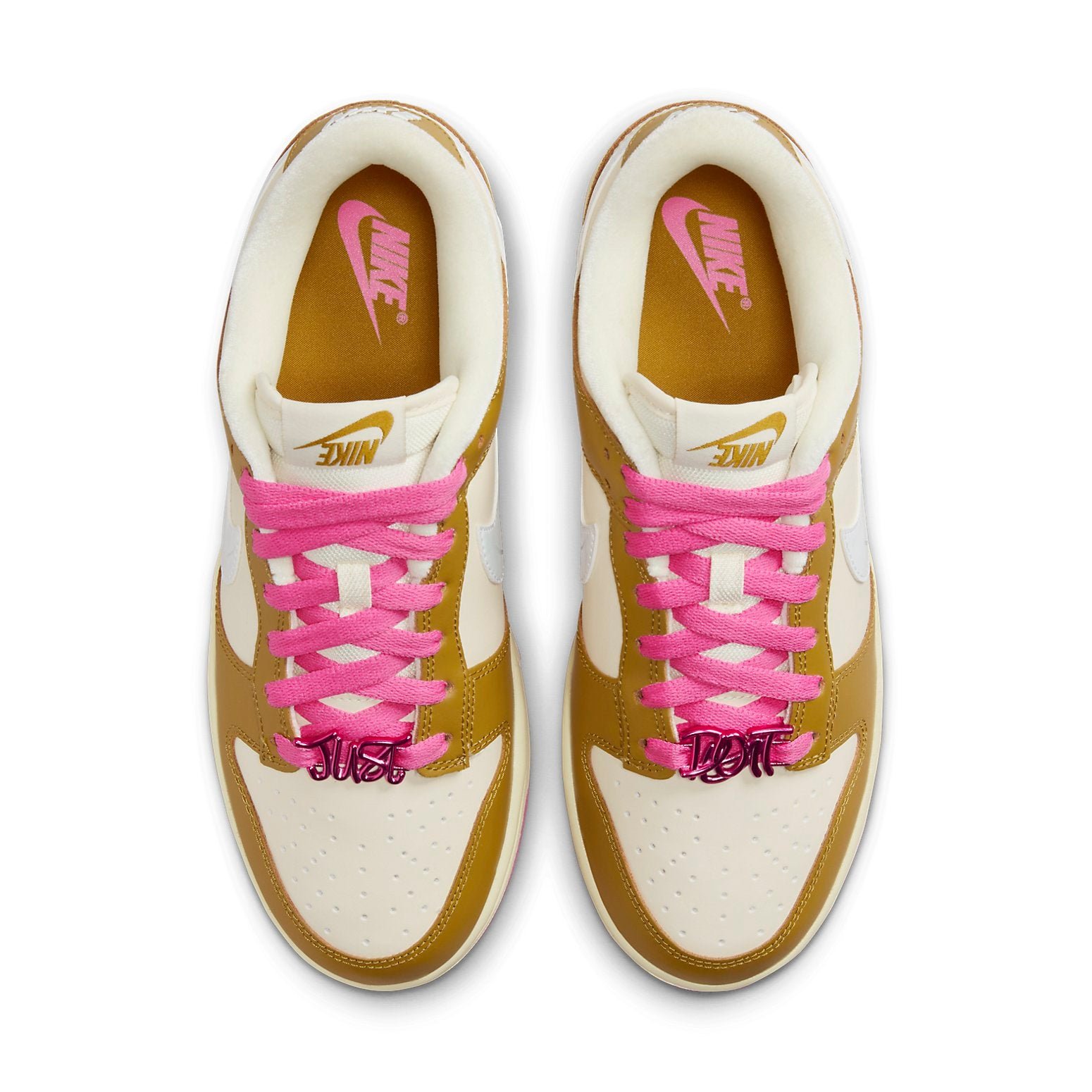 Nike Dunk Low Just Do It Bronzine Pink