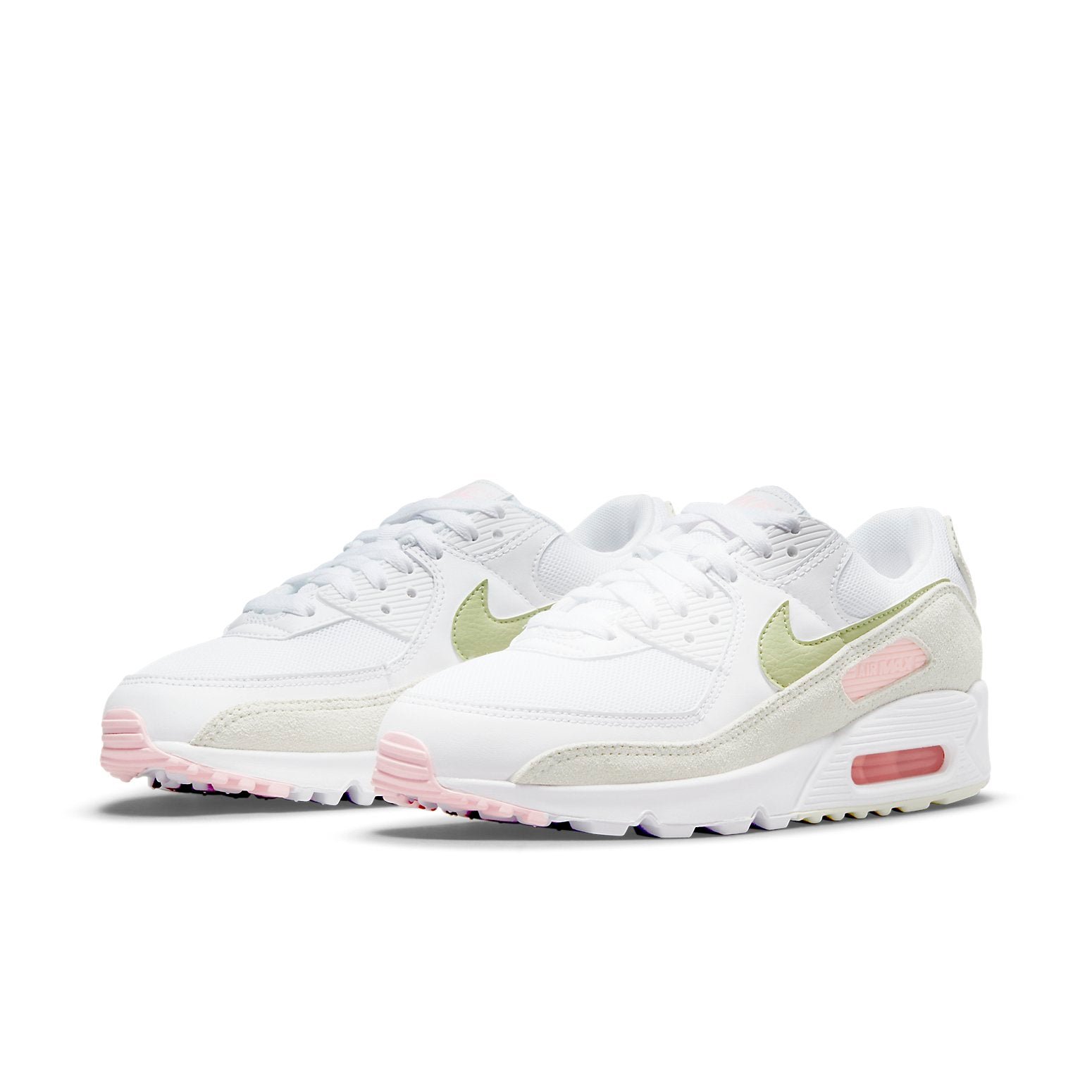 Nike Air Max 90 White Light Olive Pink